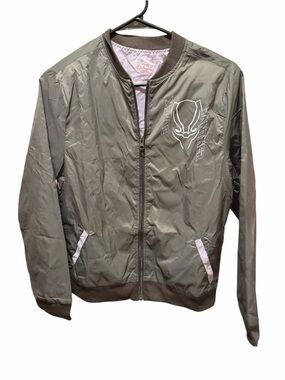 Marvel Avengers Logo Jacket - Lavender Lining with Red Print